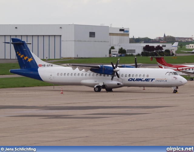 HB-AFW, ATR 72-200, Quickjet India