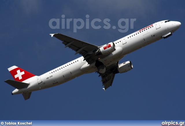 HB-IOD, Airbus A321-200, Swiss International Air Lines