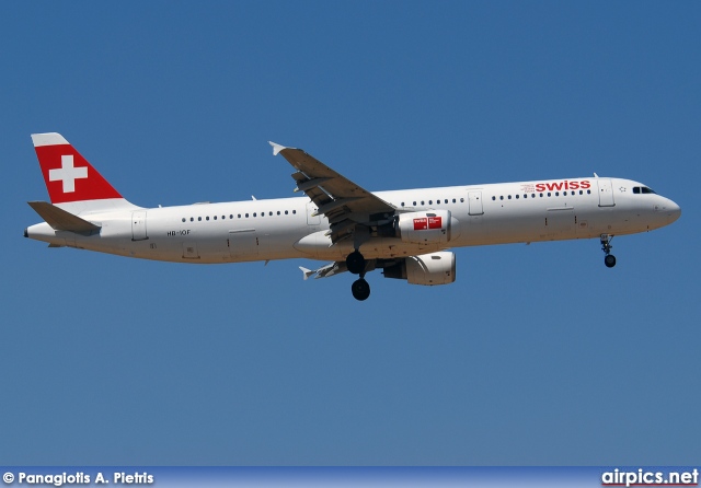 HB-IOF, Airbus A321-100, Swiss International Air Lines