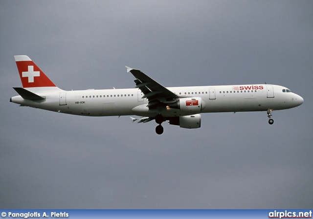 HB-IOK, Airbus A321-100, Swiss International Air Lines