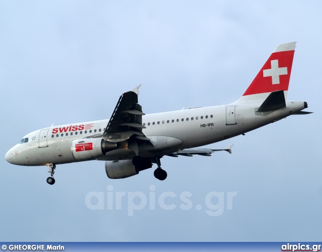 HB-IPR, Airbus A319-100, Swiss International Air Lines