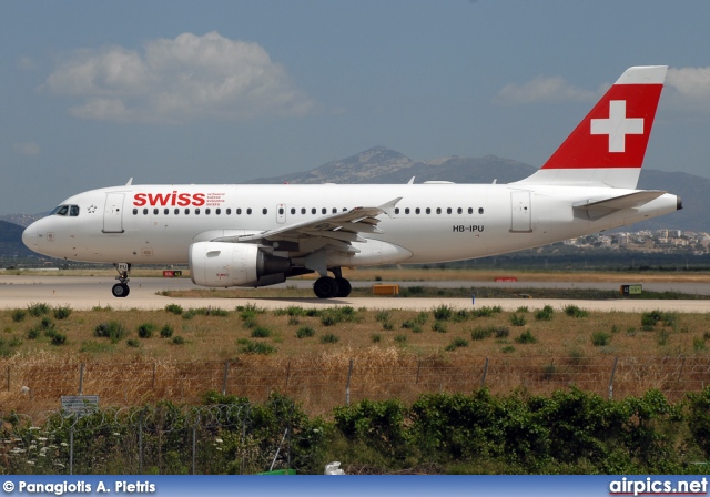 HB-IPU, Airbus A319-100, Swiss International Air Lines