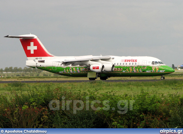 HB-IYS, British Aerospace Avro RJ100, Swiss International Air Lines