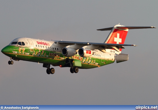 HB-IYS, British Aerospace Avro RJ100, Swiss International Air Lines