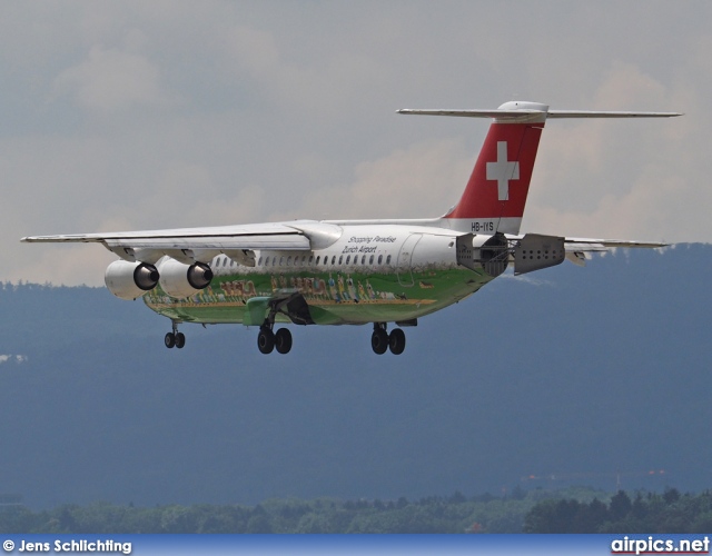 HB-IYS, British Aerospace Avro RJ100, Swiss International Air Lines