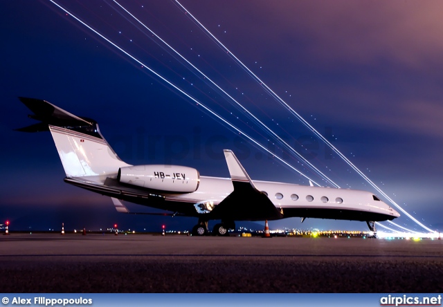 HB-JEV, Gulfstream G550, Private