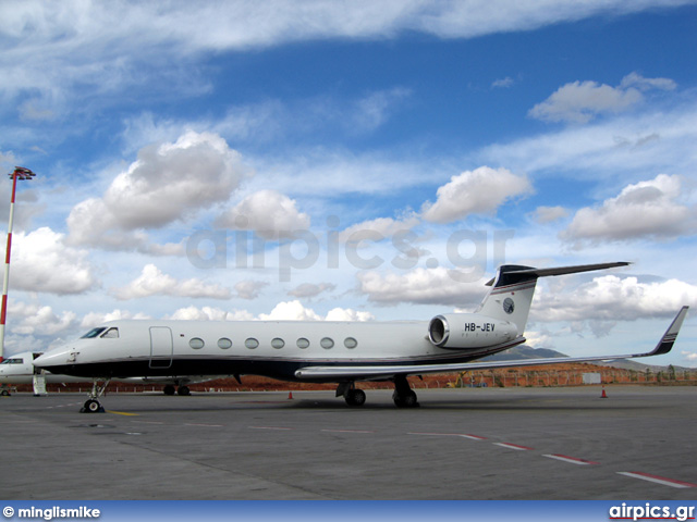 HB-JEV, Gulfstream G550, Private