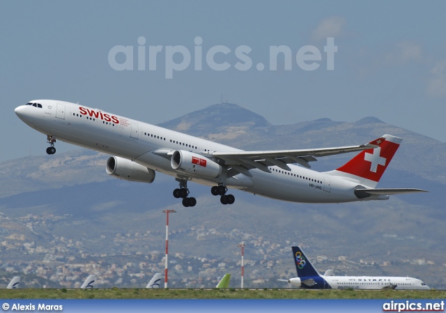 HB-JHG, Airbus A330-300, Swiss International Air Lines