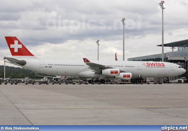 HB-JMB, Airbus A340-300, Swiss International Air Lines