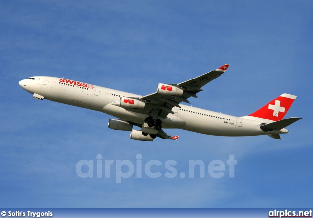 HB-JMB, Airbus A340-300, Swiss International Air Lines