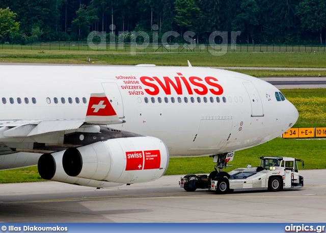 HB-JMD, Airbus A340-300, Swiss International Air Lines