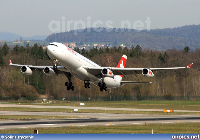 HB-JMD, Airbus A340-300, Swiss International Air Lines