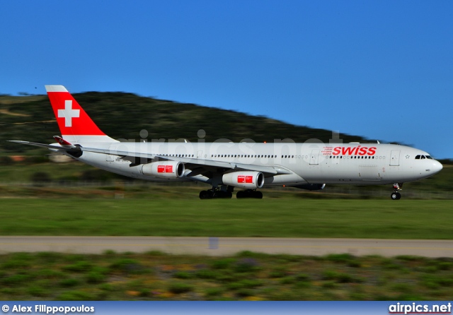 HB-JMD, Airbus A340-300, Swiss International Air Lines