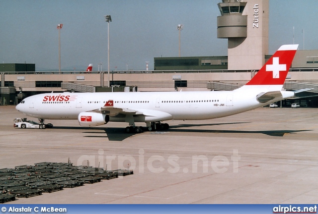 HB-JMI, Airbus A340-300, Swiss International Air Lines