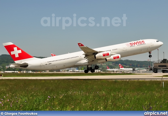 HB-JMN, Airbus A340-300, Swiss International Air Lines