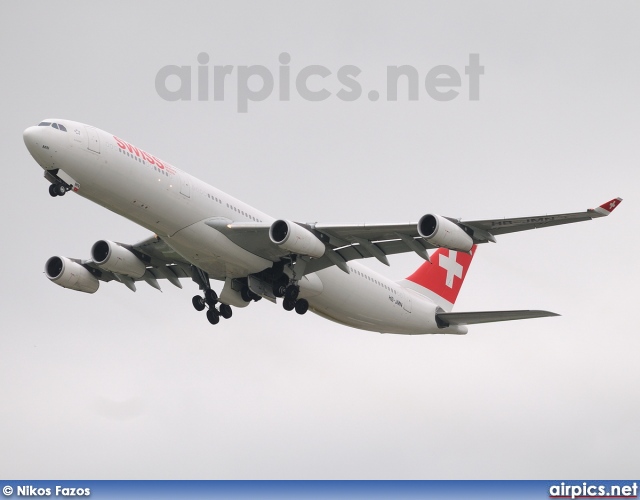 HB-JMN, Airbus A340-300, Swiss International Air Lines