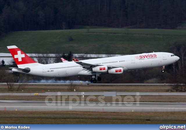 HB-JMO, Airbus A340-300, Swiss International Air Lines