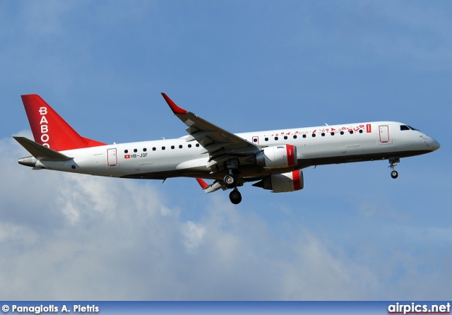 HB-JQF, Embraer ERJ 190-100LR (Embraer 190), Flybaboo