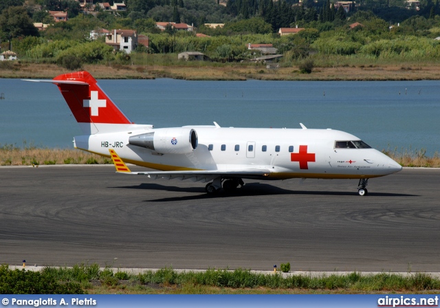 HB-JRC, Bombardier Challenger 600-CL-604, REGA - Swiss Air Ambulance