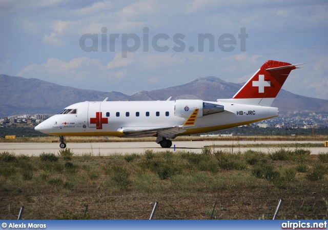 HB-JRC, Bombardier Challenger 600-CL-604, REGA - Swiss Air Ambulance