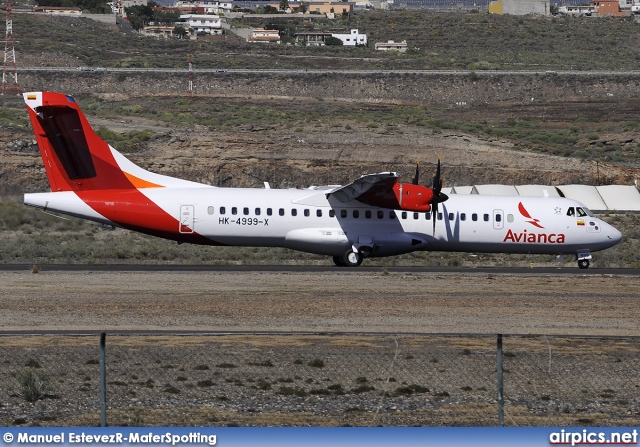 HK-4999-X, ATR 72-600, Avianca
