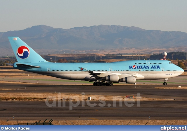 HL7473, Boeing 747-400, Korean Air