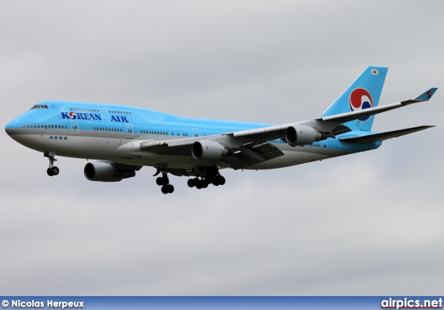 HL7491, Boeing 747-400, Korean Air