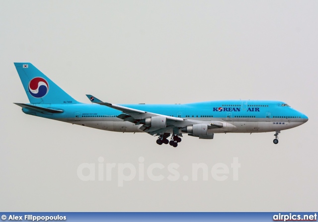 HL7493, Boeing 747-400, Korean Air