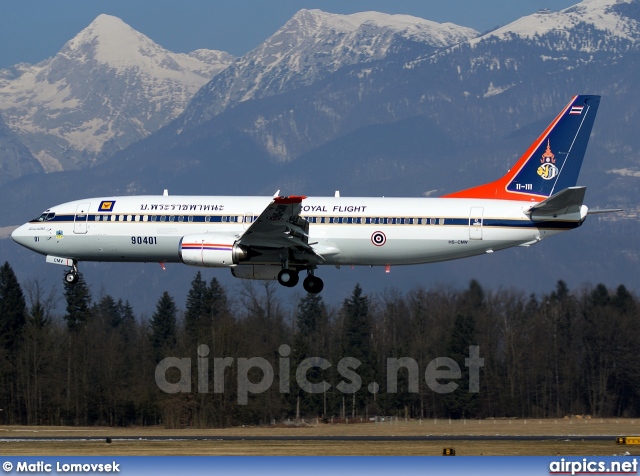 HS-CMV, Boeing 737-400, Royal Thai Air Force