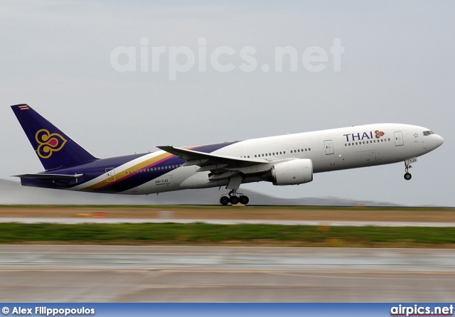 HS-TJU, Boeing 777-200ER, Thai Airways