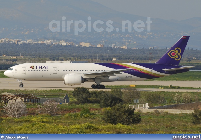 HS-TJV, Boeing 777-200ER, Thai Airways