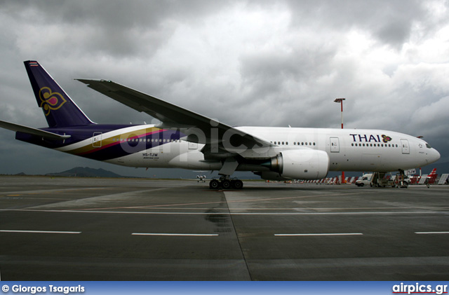 HS-TJW, Boeing 777-200ER, Thai Airways