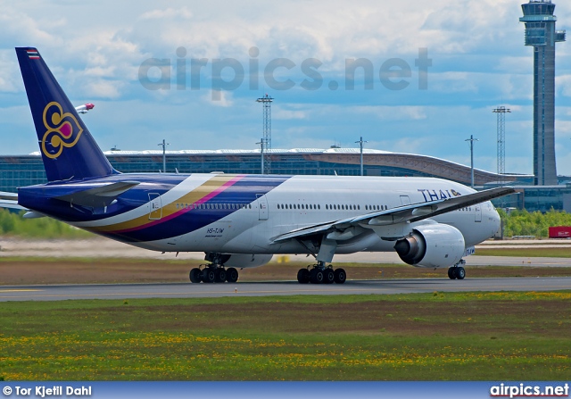 HS-TJW, Boeing 777-200ER, Thai Airways