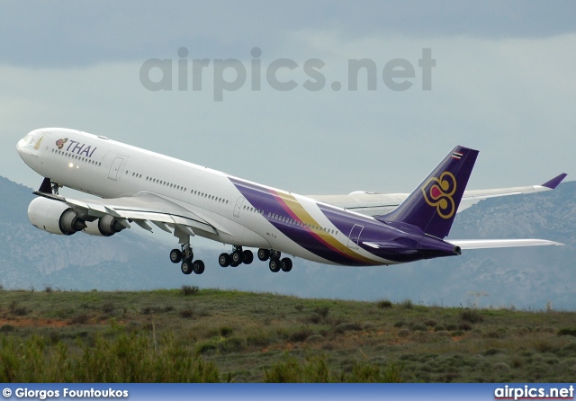 HS-TLA, Airbus A340-500, Thai Airways