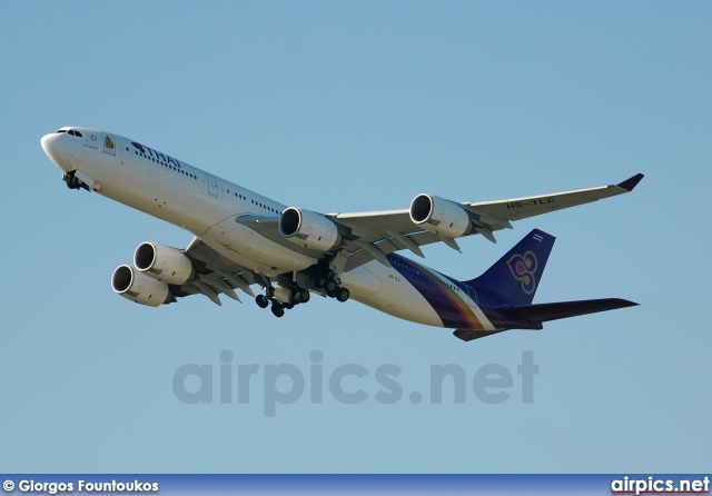 HS-TLC, Airbus A340-500, Thai Airways