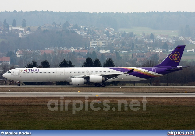 HS-TNE, Airbus A340-600, Thai Airways