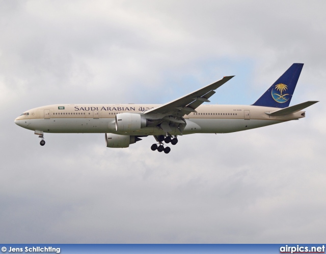 HZ-AKB, Boeing 777-200ER, Saudi Arabian Airlines