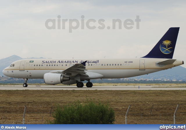 HZ-AS16, Airbus A320-200, Saudi Arabian Airlines