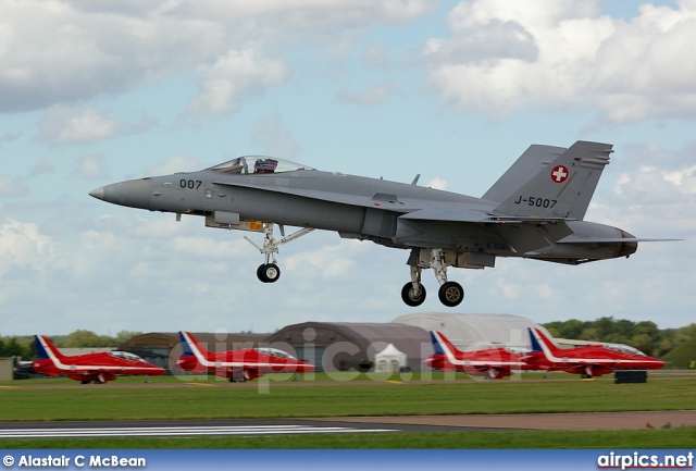 J-5007, Boeing (McDonnell Douglas) F/A-18C Hornet, Swiss Air Force