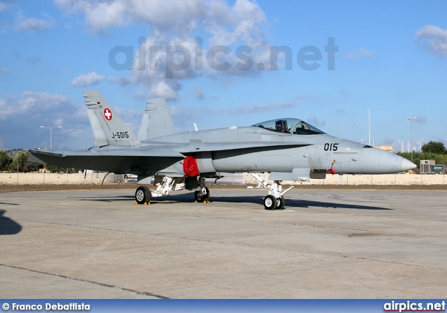 J-5015, Boeing (McDonnell Douglas) F/A-18C Hornet, Swiss Air Force