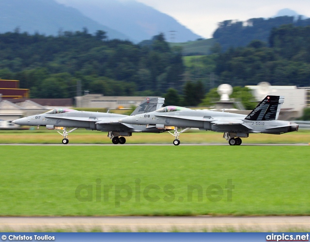 J-5018, Boeing (McDonnell Douglas) F/A-18C Hornet, Swiss Air Force