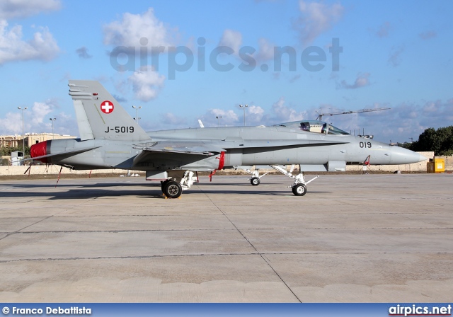 J-5019, Boeing (McDonnell Douglas) F/A-18C Hornet, Swiss Air Force