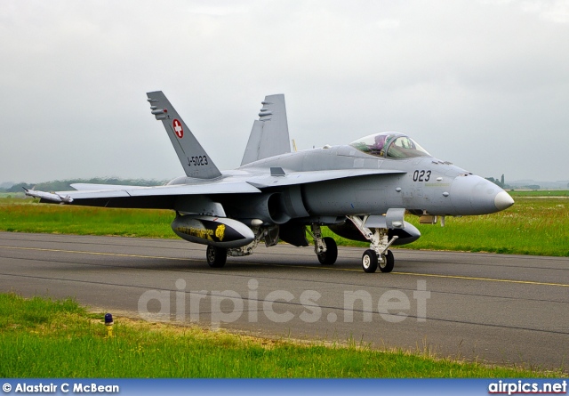 J-5023, Boeing (McDonnell Douglas) F/A-18C Hornet, Swiss Air Force