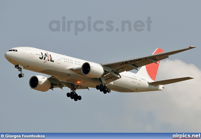 JA706J, Boeing 777-200ER, Japan Airlines