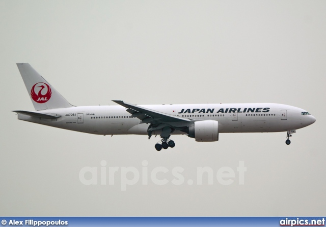 JA706J, Boeing 777-200ER, Japan Airlines
