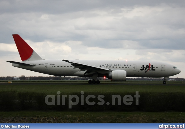 JA708J, Boeing 777-200ER, Japan Airlines