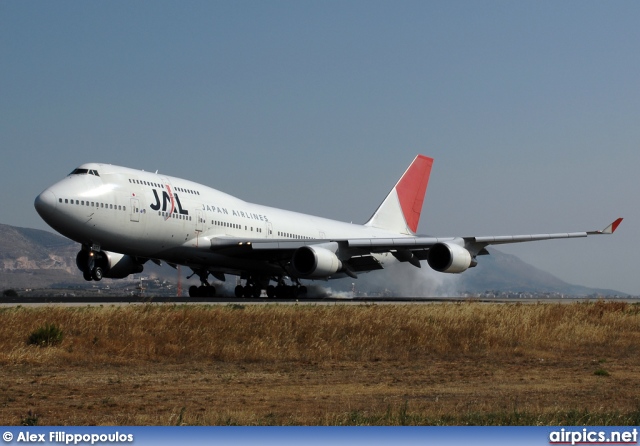 JA8077, Boeing 747-400, Japan Airlines