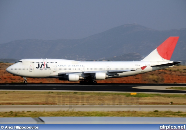 JA8079, Boeing 747-400, Japan Airlines