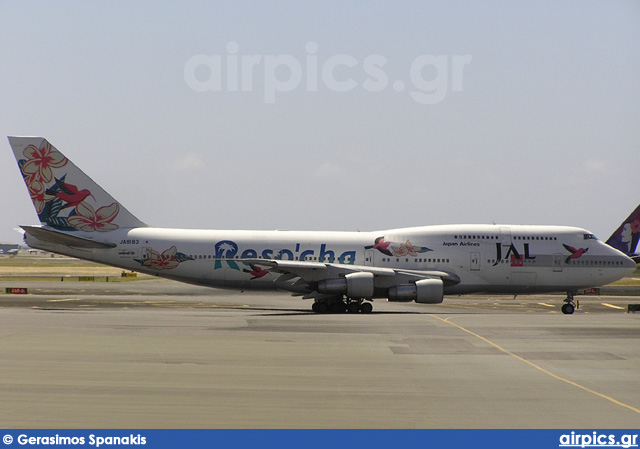 JA8183, Boeing 747-300SR, Japan Airlines