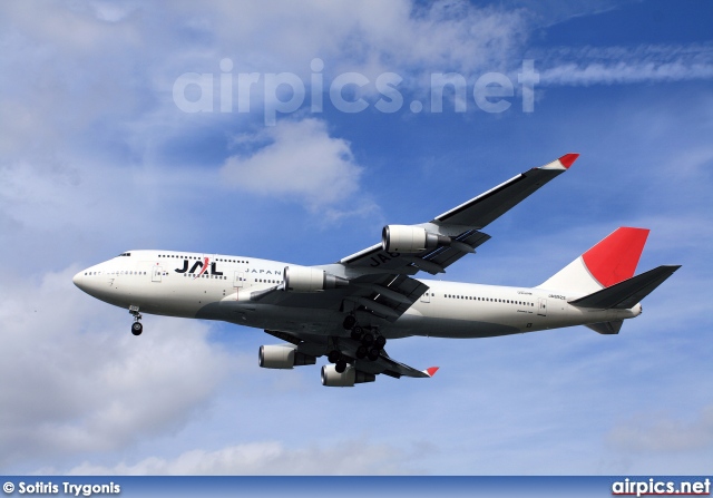 JA8922, Boeing 747-400, Japan Airlines